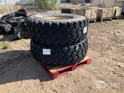 (2) Michelin 16.00R20 Tires w/Wheels