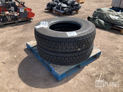 (2) Ameri-Steel 11R22.5 Tires
