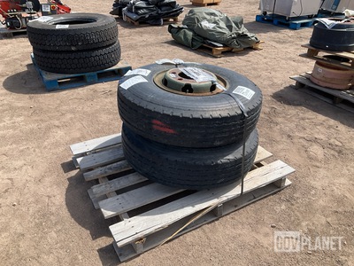 (2) Michelin 10.00R15 Tires w/Wheels