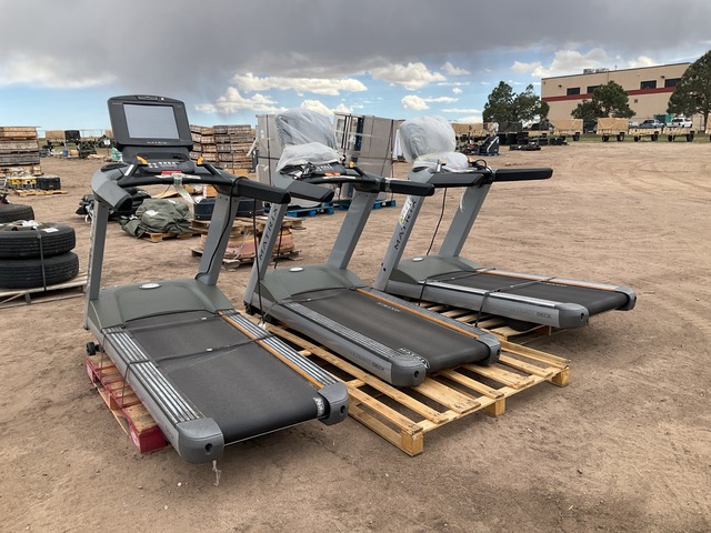 (3) Matrix Ultimate Deck Treadmills