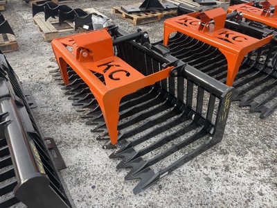 2025 Kit Containers QT-SG-S76-V3 76 in Skeleton Skid Steer Grapple (Unused)