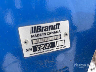 2014 Brandt 837 Super Charged 8 in x 37 ft Vis sans fin à grain