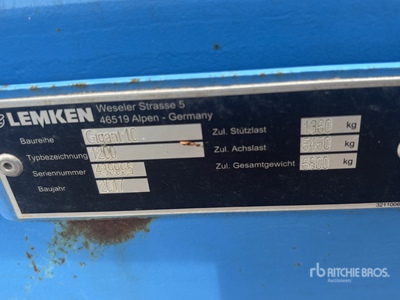 2017 Lemken Gigant 10 High-Speed Disc