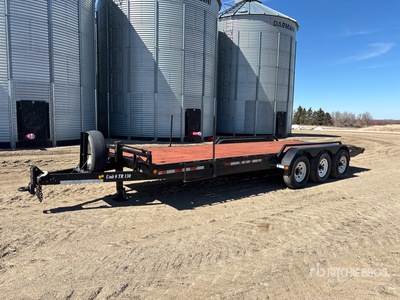 24 ft Tri/A Equipment Trailer