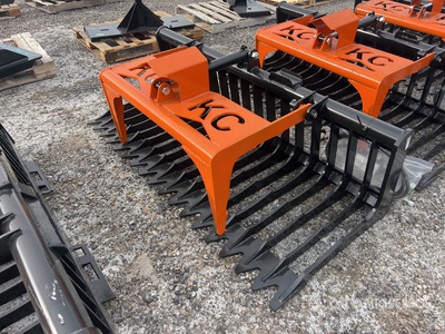 2025 Kit Containers QT-SG-S76-V3 76 in Skeleton Skid Steer Grapple (Unused)