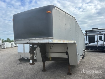 2007 Pace American CQG8534TA5K 32 ft T/A Gooseneck Enclosed Trailer