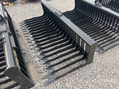 2025 Kit Containers QT-SB-L76-V3 76 in Skeleton Skid Steer Bucket (Unused)