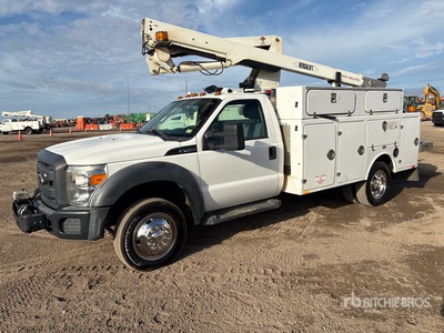 Versalift SST36N-01 35 ft on 2012 Ford F-450 XL 4x2 Bucket Truck