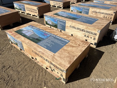 2026 AGR-MS2642 Metal Garage Storage Building (Unused)