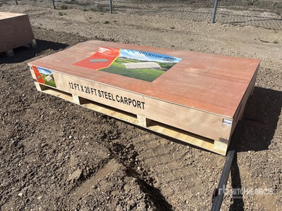 2026 Agriquip CP1220 12 ft x 20 ft Steel Carport (Unused)