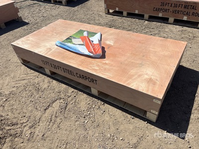 2026 Agriquip CP1220 12 ft x 20 ft Steel Carport (Unused)