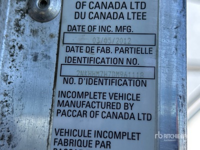 2013 Kenworth T370 4x2 Van Truck