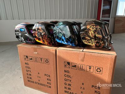 Quantity of (16) 2026 Agriquip GLWH16 Auto Darkening Welding Helmets (Unused)