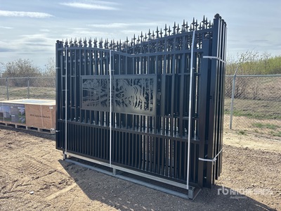Quantity of (5) 2026 GLDG05 20 ft x 7 ft Wrought Iron Bi-Parting Driveway Gate (Unused)