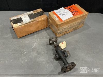 (3) Interstate Electronics V2-1AF-X Angle Valves