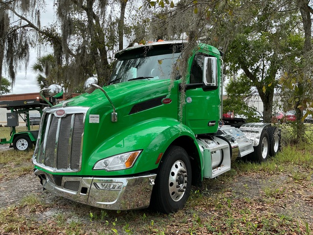 2025 Peterbilt 579 6x4 T/A Day Cab Truck Tractor (Inoperable)
