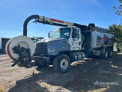 Vacall AJV1215 on 2015 Freightliner 114SD 6x4 Sewer Cleaner Truck (Inoperable)
