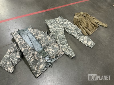 (3) Cold Weather Parkas, (3) Pairs of Cold Weather Trousers & Assorted Items