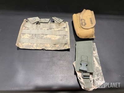 (70) M4 Three Mag Pouches, (31) Radio Covers & Assorted Items
