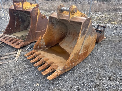 H & H 48 in 1.5 cyd Q/C Digging Excavator Bucket - Fits Cat 320