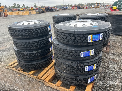 Quantity of (2) Pallets of Nama 295/75R22.5 Tires