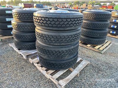 Quantity of (4) Pallets of Nama 295/75R22.5 Tires