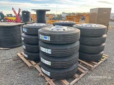 Quantity of (4) Pallets of 11R22.5 Pneus
