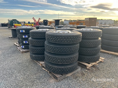 Quantity of (4) Pallets of 11R22.5 Pneus