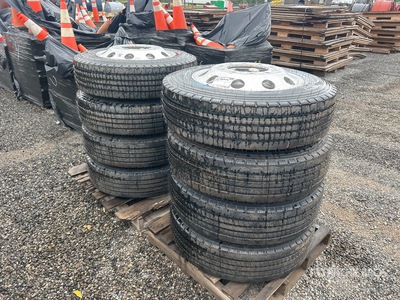 Quantity of (2) Pallets of Galaxy 255/70R22.5 Tires