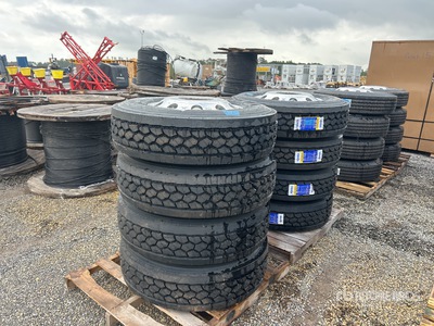 Quantity of (2) Pallets of 295/75R22.5 Nama Tires