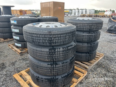 Quantity of (2) Pallets of 295/75R22.5 Nama Tires