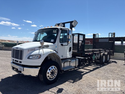 2016 Freightliner M2 6x4 Cylinder delivery truck with cylinder pallet bays Flatbed Truck (Inoperable)