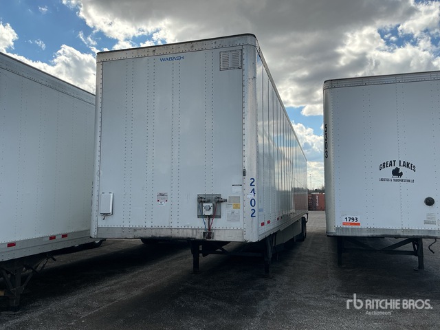 2024 Wabash DVCVHPC 53 ft x 102 in T/A Van Trailer
