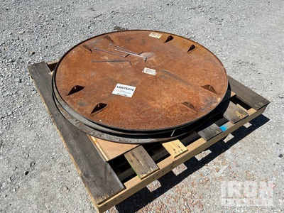 Quantity of (3) 48 in Trowel Pans - Fits Power Trowel