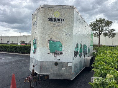 2015 Haulmark 7X18ENCLOSED 18 ft T/A مقطورة متعددة الأغراض