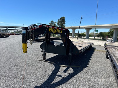 2026 Big Tex 22GN-40STA-S8BK 40 ft T/A Gooseneck Flatbed Trailer