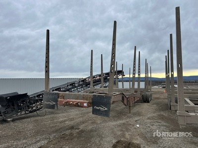 2007 Aspen 52 ft Tri/A Hayrack Log Trailer