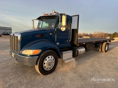 2014 Peterbilt 337 4x2 Flatbed Truck