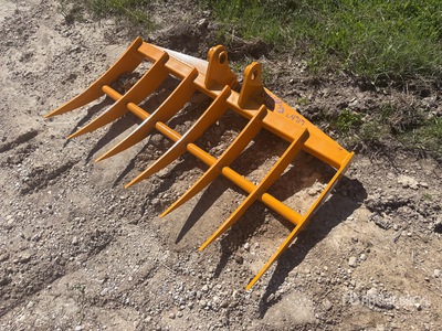 2026 GIYI 46 in Excavator Rake - Fits Cat 303 (Unused)