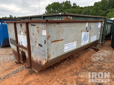 Quantity of (2) 12 ft 2 in 15 cyd Abrollcontainer
