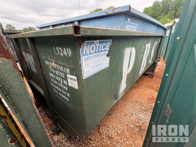 Quantity of (2) 12 ft 2 in 15 cyd Roll-Off Container