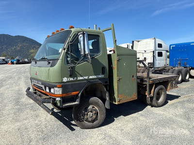 2003 Mitsubishi Fuso 4x2 Flatbed Truck (Inoperable)