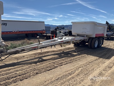 1988 Aztec 11 ft 10 in T/A Demolition Mini-remorque à benne