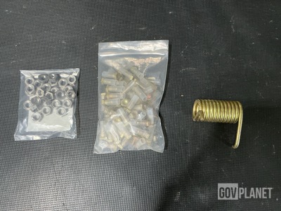 (133) Plain Hexagon Nuts, (14) Helical Torsion Springs & Assorted Items
