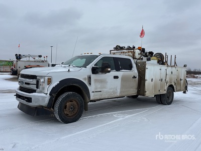 2019 Ford F-550 XLT 4x4 Crew Cab Ciężarówka serwisowa