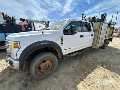 2021 Ford F-550 XLT 4x4 Crew Cab Service Truck