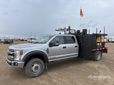 2021 Ford F-550 XLT 4x4 Crew Cab Service Truck