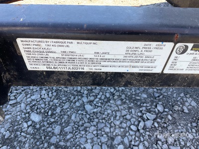 2018 Multiquip 185 Air Compressor