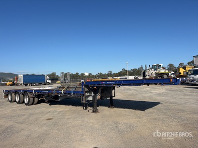 2007 Vawdrey 13.3 m Tri/A Single Drop Step Deck Trailer