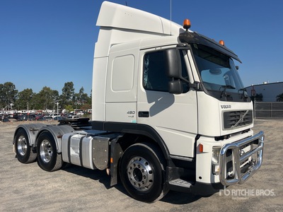 2010 Volvo FM13 6x4 T/A Sleeper Truck Tractor